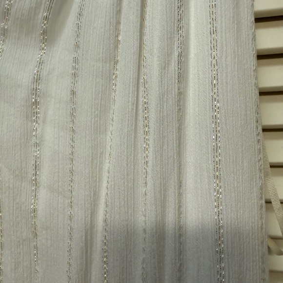 RACHEL Rachel Roy White Dress with Gold Accents - Picture 4 of 4